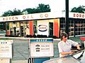 Sohio Boron gasoline station (1972). Sohio marketed gasoline under various brand names in other states, including Boron, BP, Gas & Go, Gulf, Gibbs and William Penn.