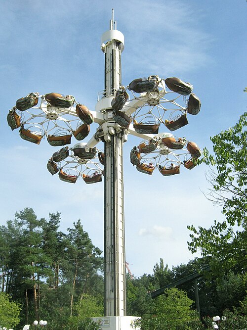 The "Bounty Tower" at Holiday Park, Germany