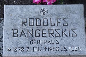 Rūdolfs Bangerskis: Leben, Literatur, Weblinks