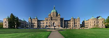 English: The British Columbia Parliament Build...