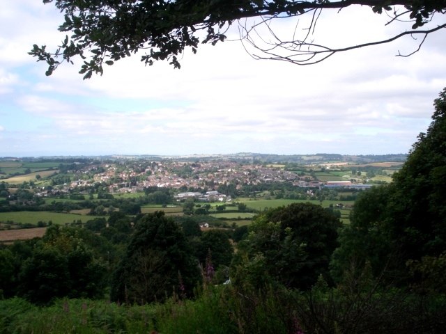 View of Bromyard from Bromyard Downs