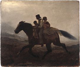 Eastman Johnson, A Ride for Liberty – The Fugitive Slaves, ~ 1862