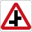 Brunei road sign - Staggered Junction Left And Right.svg