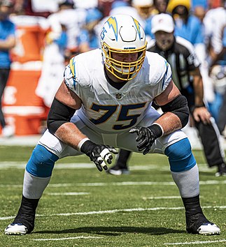 Bulaga with Los Angeles Chargers in 2021