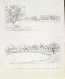 Bulla or Koorliatto, view from the camp up and down the Creek, by Hermann Beckler, 1861 Bulla or Koorliatto, view from the camp up and down the Creek, by Hermann Beckler, 1861.tif