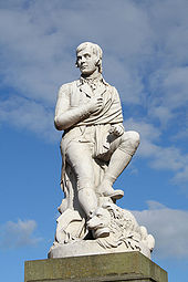 Statue of Burns in Dumfries town centre, unveiled in 1882 Burns 2.jpg