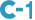 C-1 lyseblå.svg