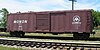 Monon boxcar at the Linden Railroad Museum