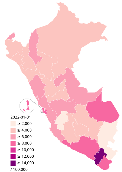 File:COVID-19 outbreak Peru per capita cases map by departments.svg