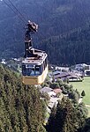 Téléphérique à Zell am See dans les Alpes autrichiennes