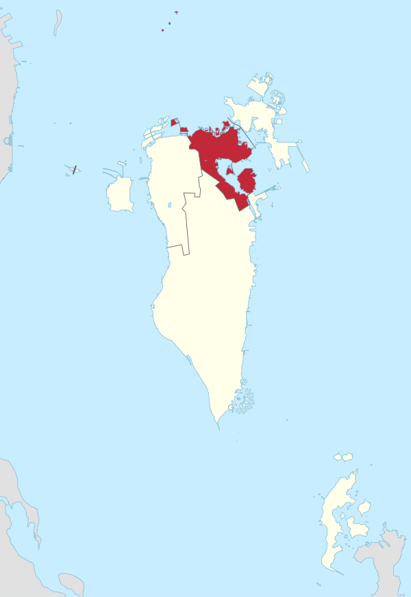 Capital Governorate in Bahrain 2014.svg