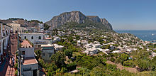 Panoramic view from Piazzetta, in Capri Centre Capri Centre Belvedere.jpg