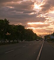 Another view of the Pan-American Highway in El Salvador.
