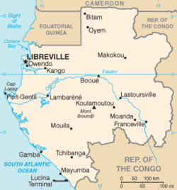 Map of Gabon Carte gabon.png