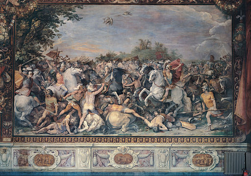 Bataille contre les habitants de Véies et Fidenes (1597) Musée du Capitole - Palais des Conservateurs