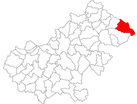 Umístění v Satu Mare County