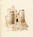 Château d'Arques-la-Bataille en 1829