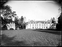 Château de Tourdelain[38], Ensemble sur parc par Gustave William Lemaire, entre 1900 et 1920.
