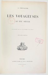 Amélie Chevalier, Les voyageuses au XIXe siècle, 1889    