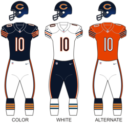 chicago bears 1930 uniforms