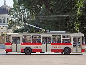 A Chișinău trolibusz cikk illusztráló képe