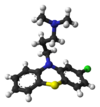 3D ball image of Chlorpromazine