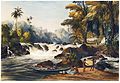 "Christmas Cataract on the River Berbice, Guiana" by Charles Bentley (after John Morrison), from Twelve Views in the Interior of Guiana, 1840