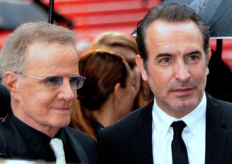 File:Christophe Lambert et Jean Dujardin Cannes 2019.jpg