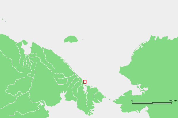 Location of Kolyuchin Island.
