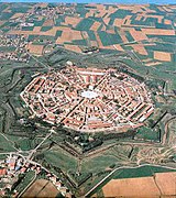 Palmanova, fortificación veneciana de defensa.