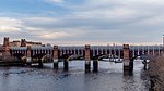 Clyde Jalanan, Uni Jembatan Kereta Api (Juga Dikenal Sebagai St Enoch Jembatan) Di Atas Sungai Clyde