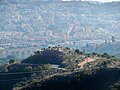 Mirador Ciudad de Málaga, en el parque forestal Ciudad de Málaga, 2023-12-27.