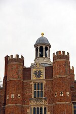 Thumbnail for File:Clock, Hampton Court Palace, Surrey - geograph.org.uk - 2506322.jpg