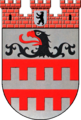 Wappen bzw. Symbol des ehemaligen Bezirks Steglitz bzw. ohne Mauerkrone der ehemaligen Landgemeinde Steglitz