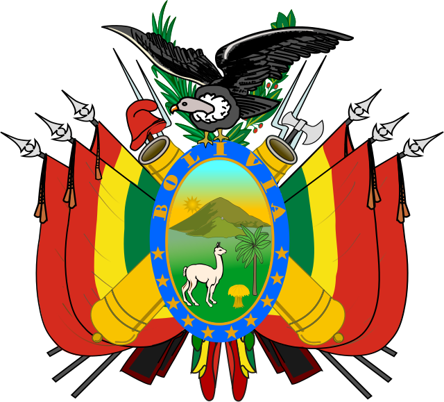 The coat of arms of Bolivia