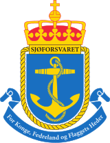 Armoiries du Royal norvégien Navy.svg