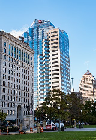 <span class="mw-page-title-main">One Columbus Center</span> High-rise office building in Downtown Columbus, Ohio