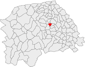 Poziția localității Comănești