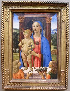 Madònna co-o Bambìn e àngioi, 1480-1482 ca. (Metropolitan Museum of Art)