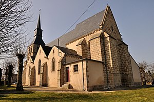 Crevant (Indre) - Eglise St-Aubin.JPG