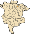 Carte de la wilaya de M'Sila