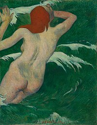 Dans les Vagues, by Paul Gauguin, Cleveland Museum of Art, 1978.63.jpg