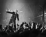 David Bowie performing in 2003