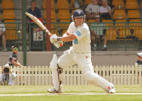 Warner playing for New South Wales in 2008.