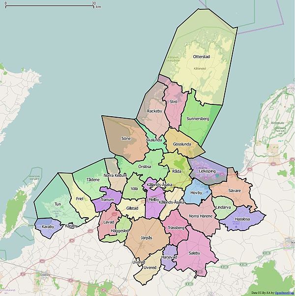 Råda distrikt, Lidköpings kommun