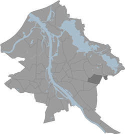 Location of Dreiliņi in Riga