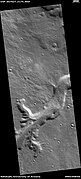 Channels, as seen by HiRISE under HiWish program The ends of the channels have shapes that suggest they were formed by the process of sapping.