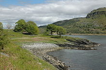 The east coast of Island Macaskin