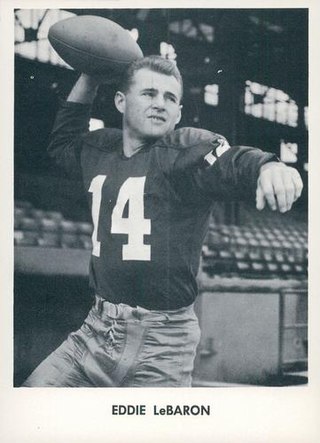 <span class="mw-page-title-main">Eddie LeBaron</span> American football player, coach, and executive (1930–2015)