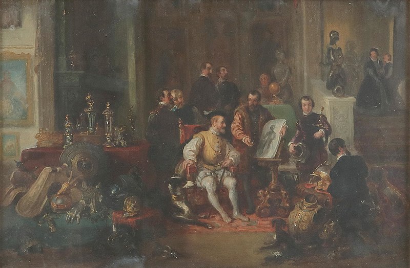 File:Eduard Ender Franz I im Atelier Benvenuto Cellinis.jpg